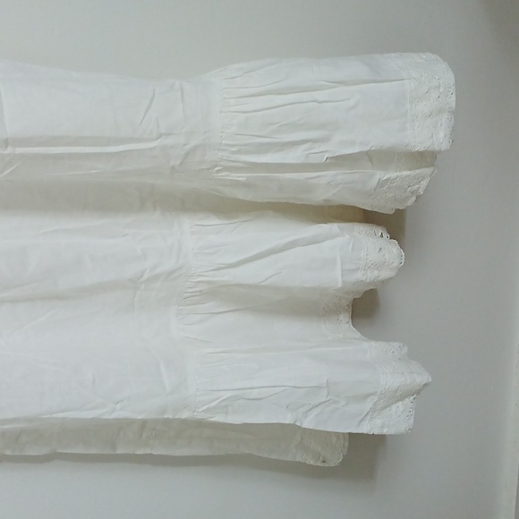 Vintage Laura Ashley Cottagecore Coquette Maxi Dress Lace Detail 100% Cotton - Picture 3 of 14